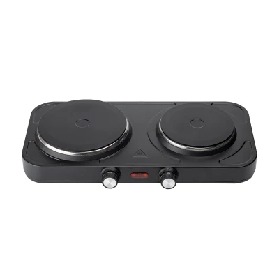 Factory Supplies Best Quality 2500W Double Solid Hot Plates with Two Burners Countertop Electro Plates for Multi